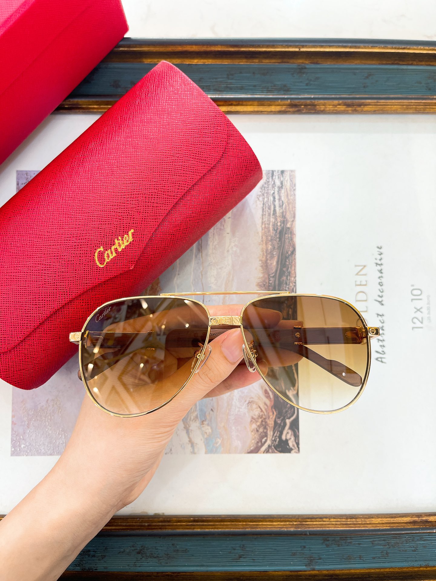 Cartier CT0671S Aviator Sunglasses
