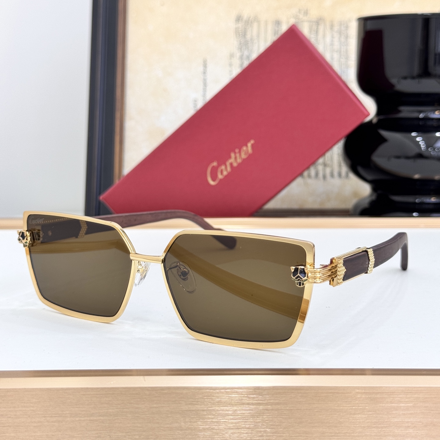 Cartier CT0665S Square Sunglasses