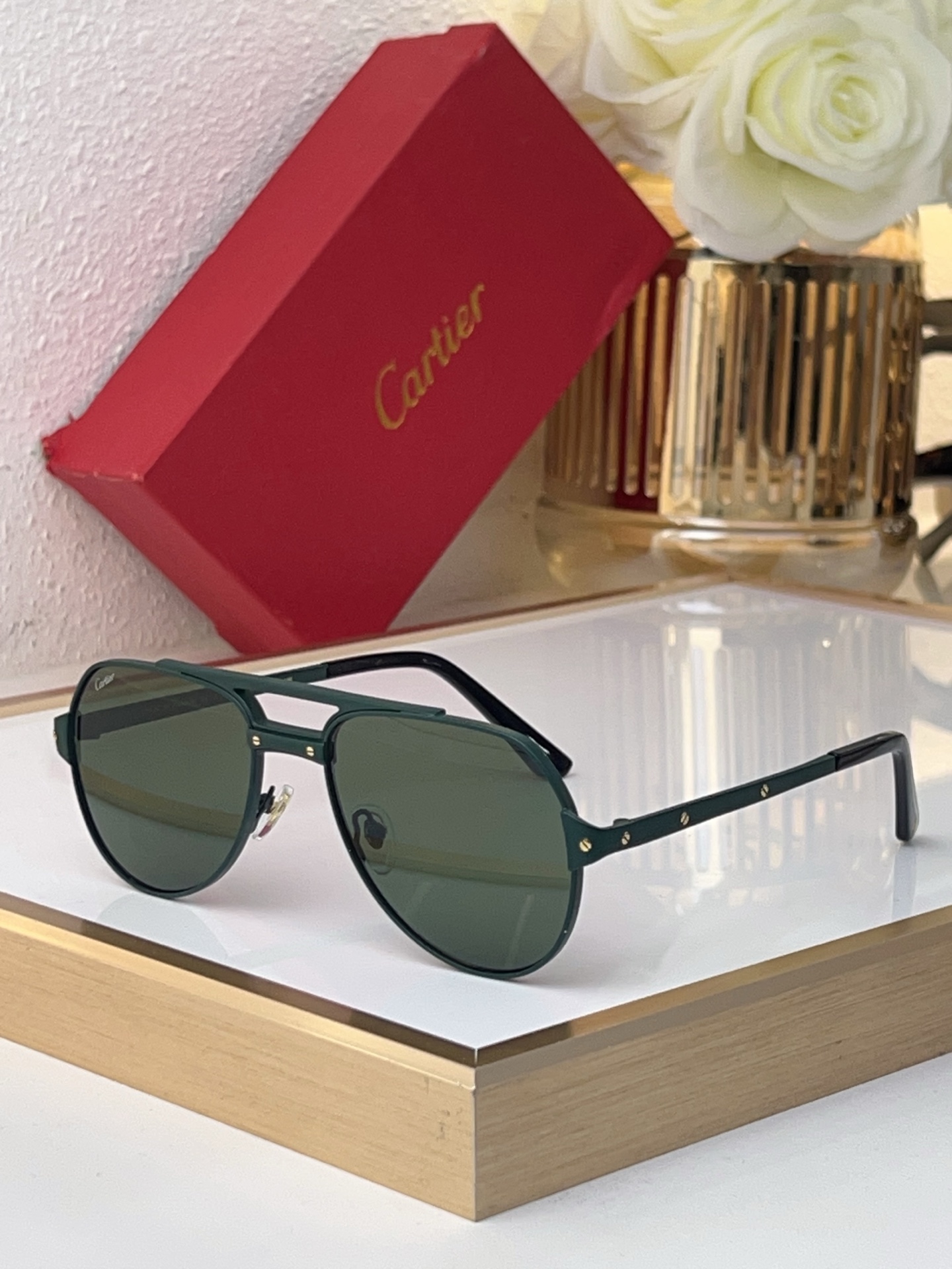 Cartier CT0638S Aviator - Style Sunglasses