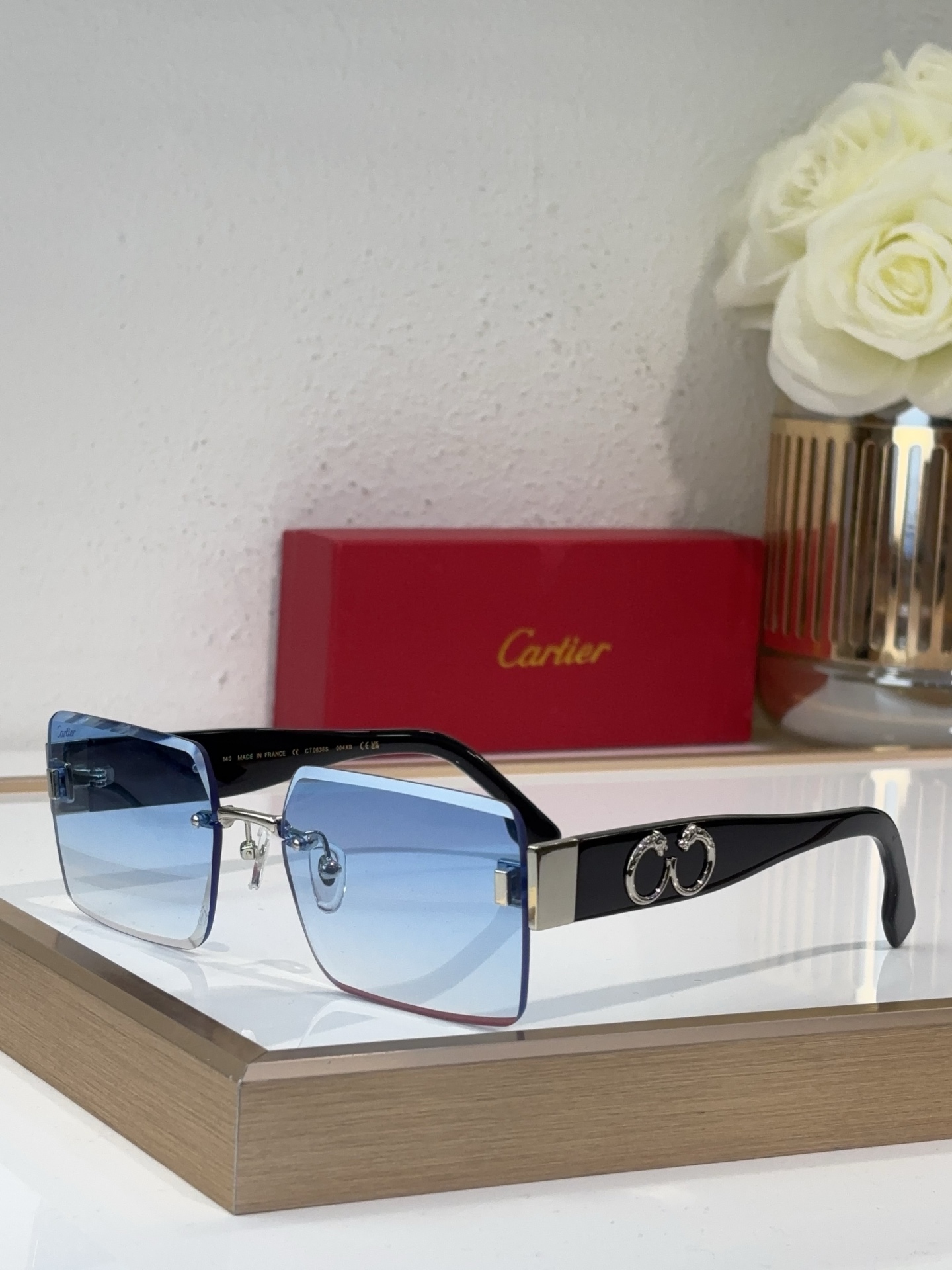 Cartier CT0635S Square - Shaped Sunglasses