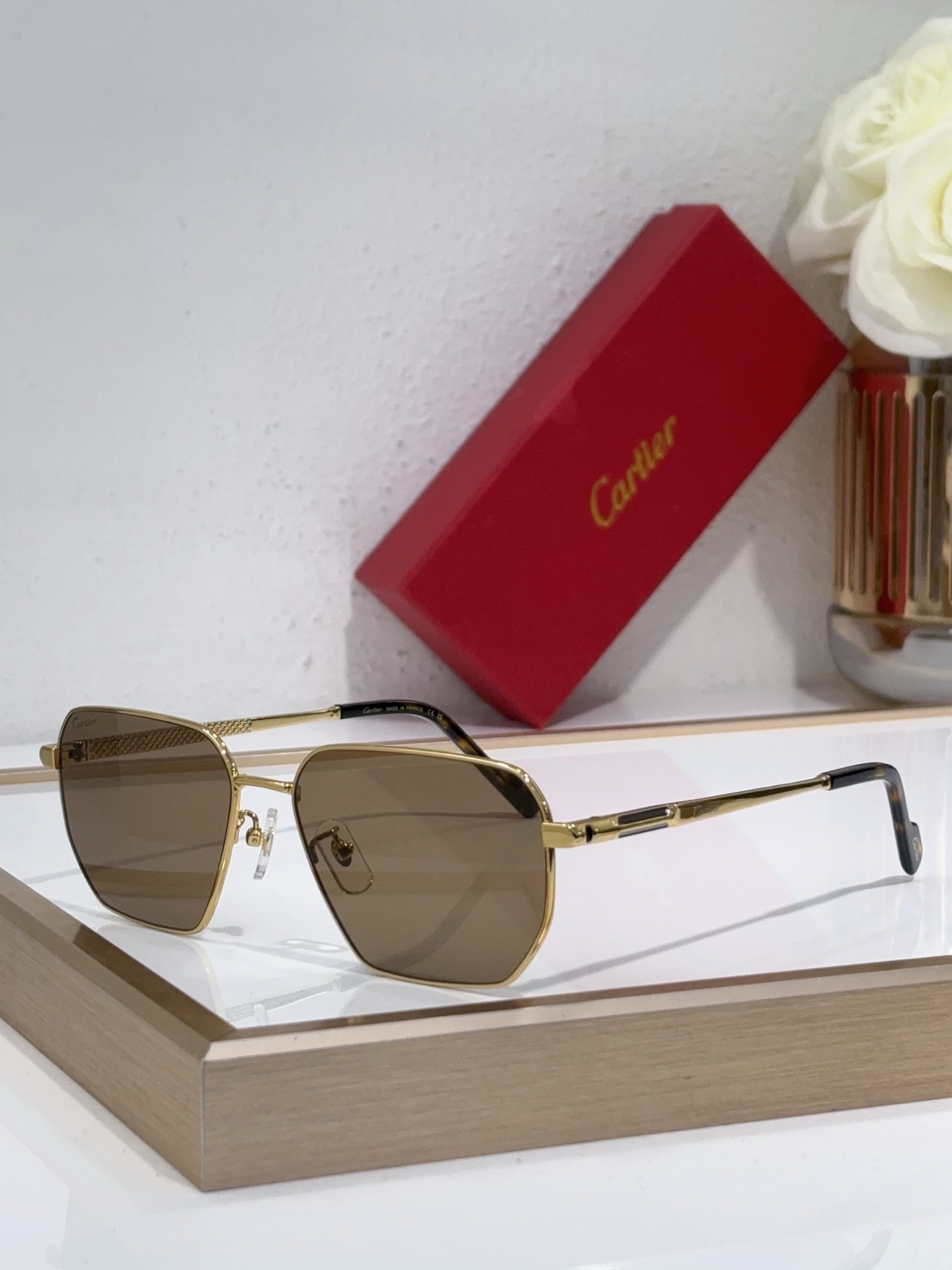 Cartier CT0027S Square - Frame Sunglasses