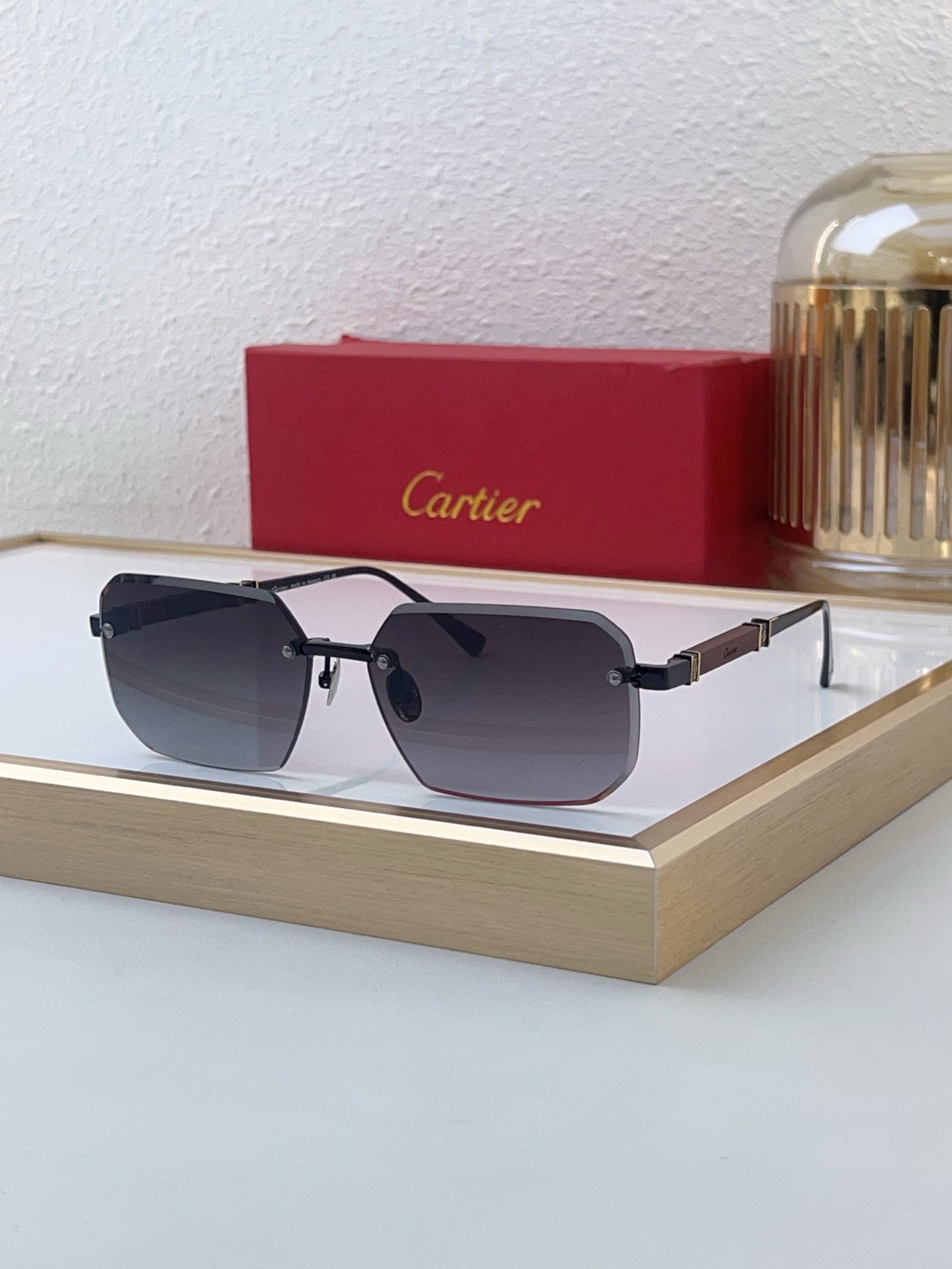 Cartier CT0012S Hexagonal - Frame Sunglasses
