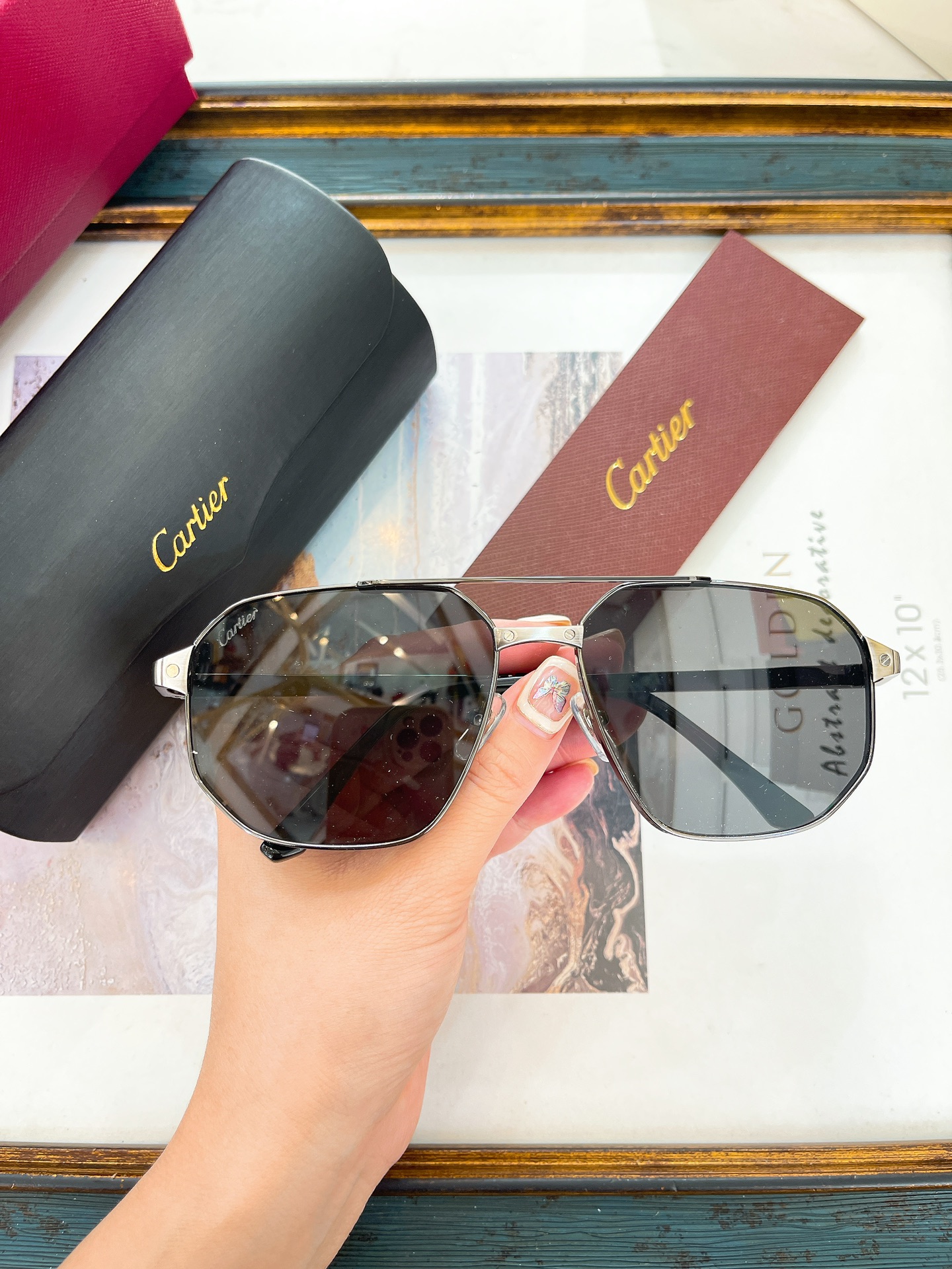 Cartier CT0462S Pilot Sunglasses