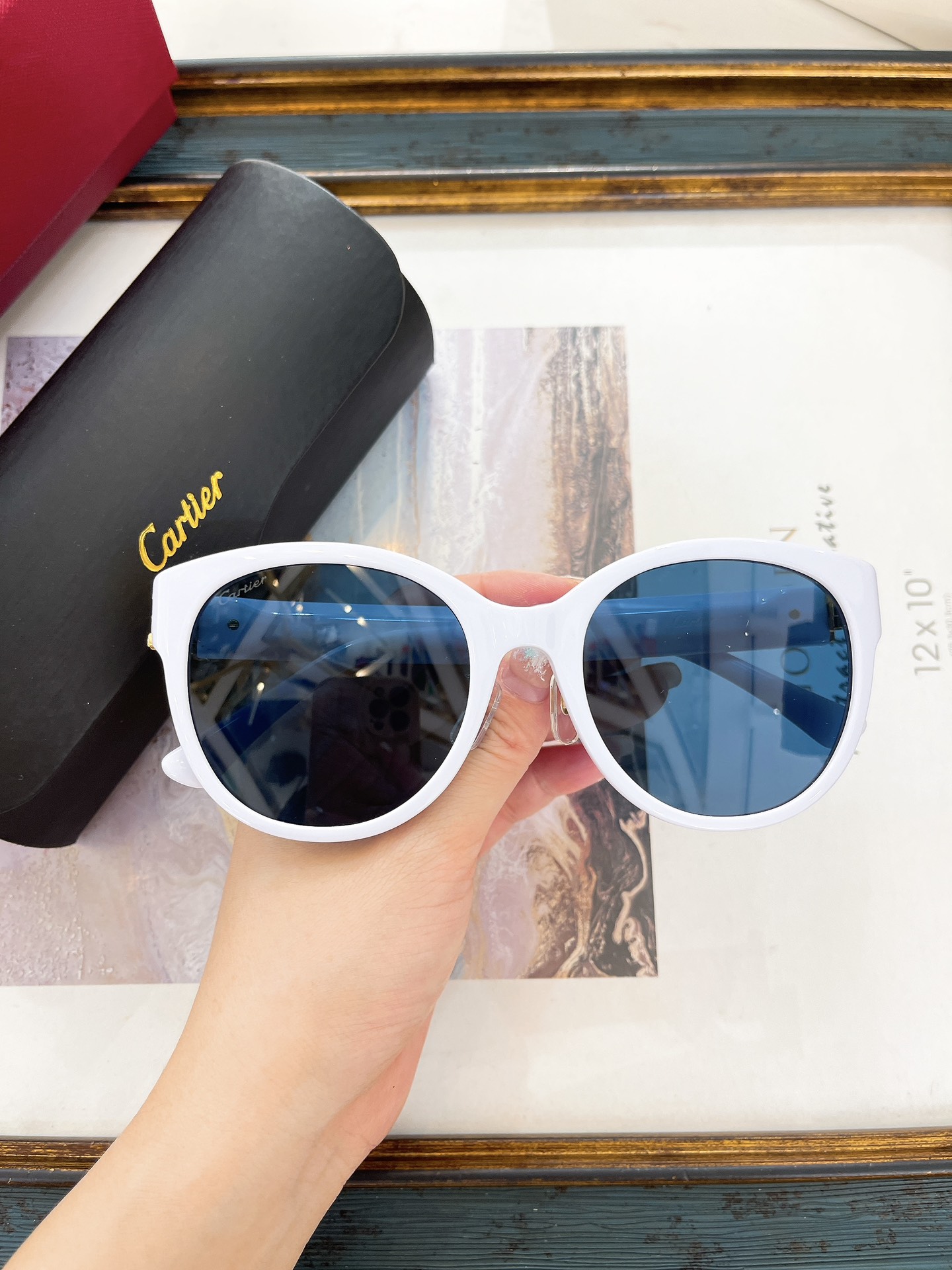 Cartier CT0438S Cat-Eye Fashion Sunglasses