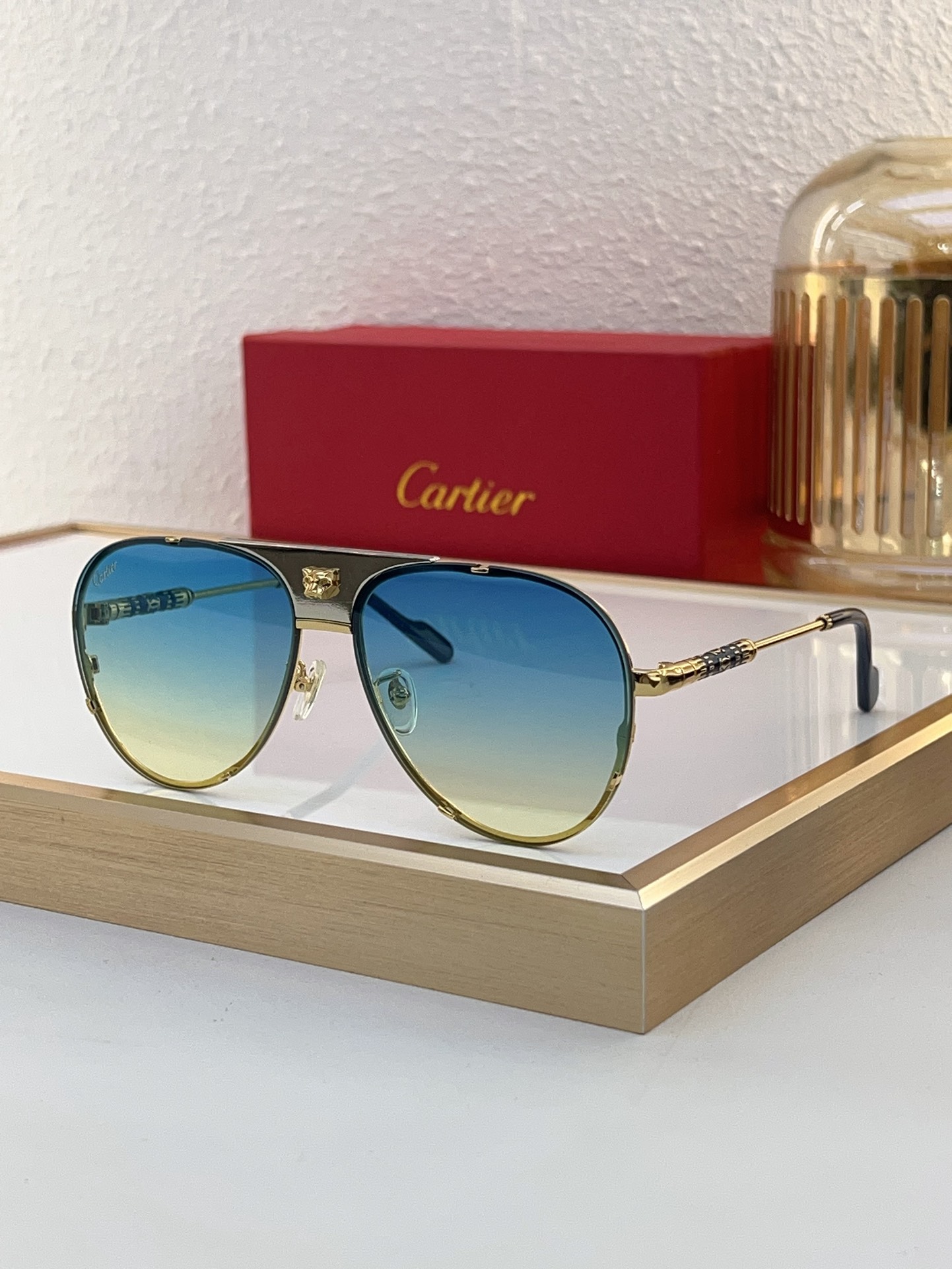 Cartier CT0433S Aviator Sunglasses
