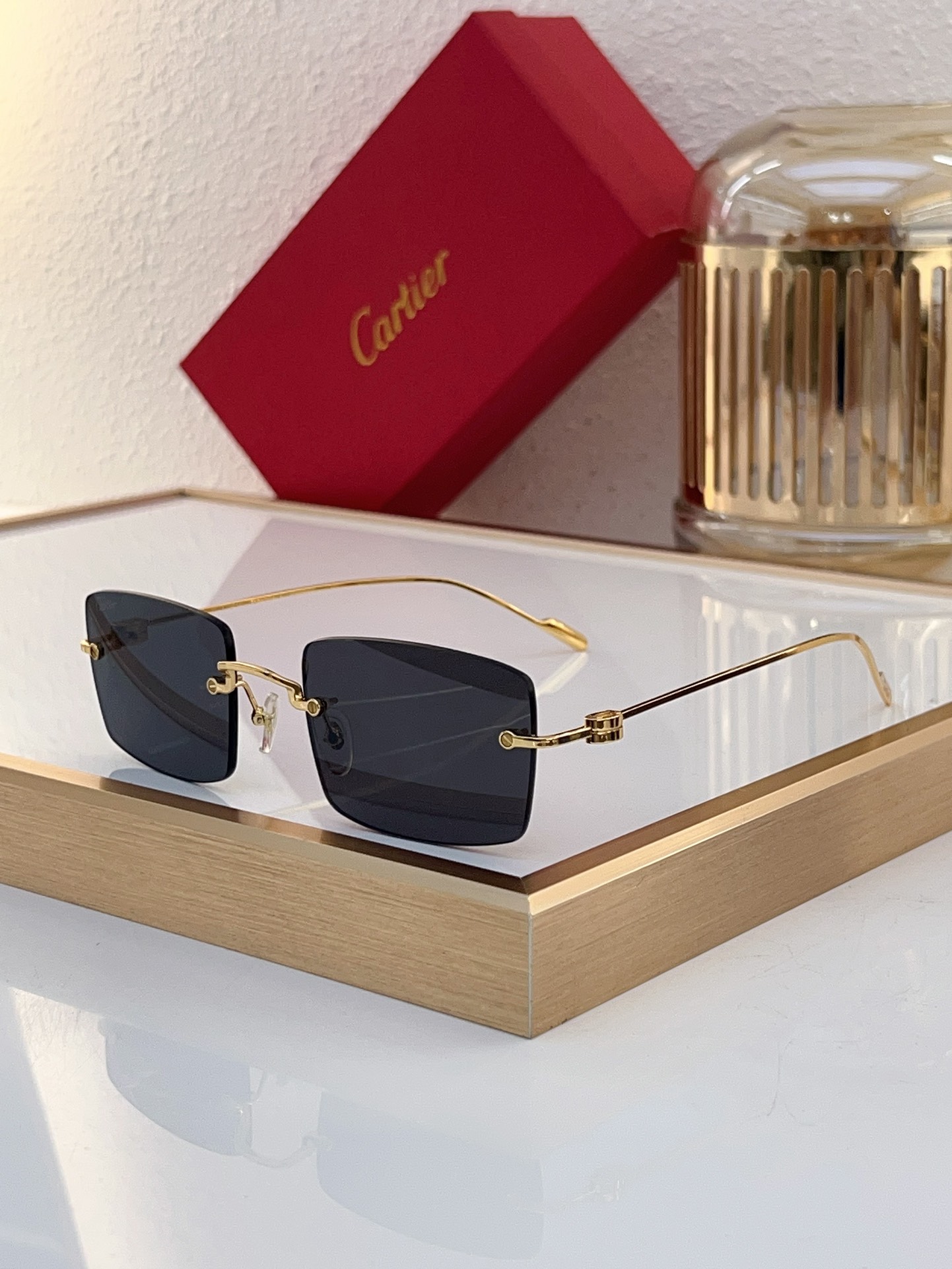 Cartier CT0367S Rectangle Sunglasses