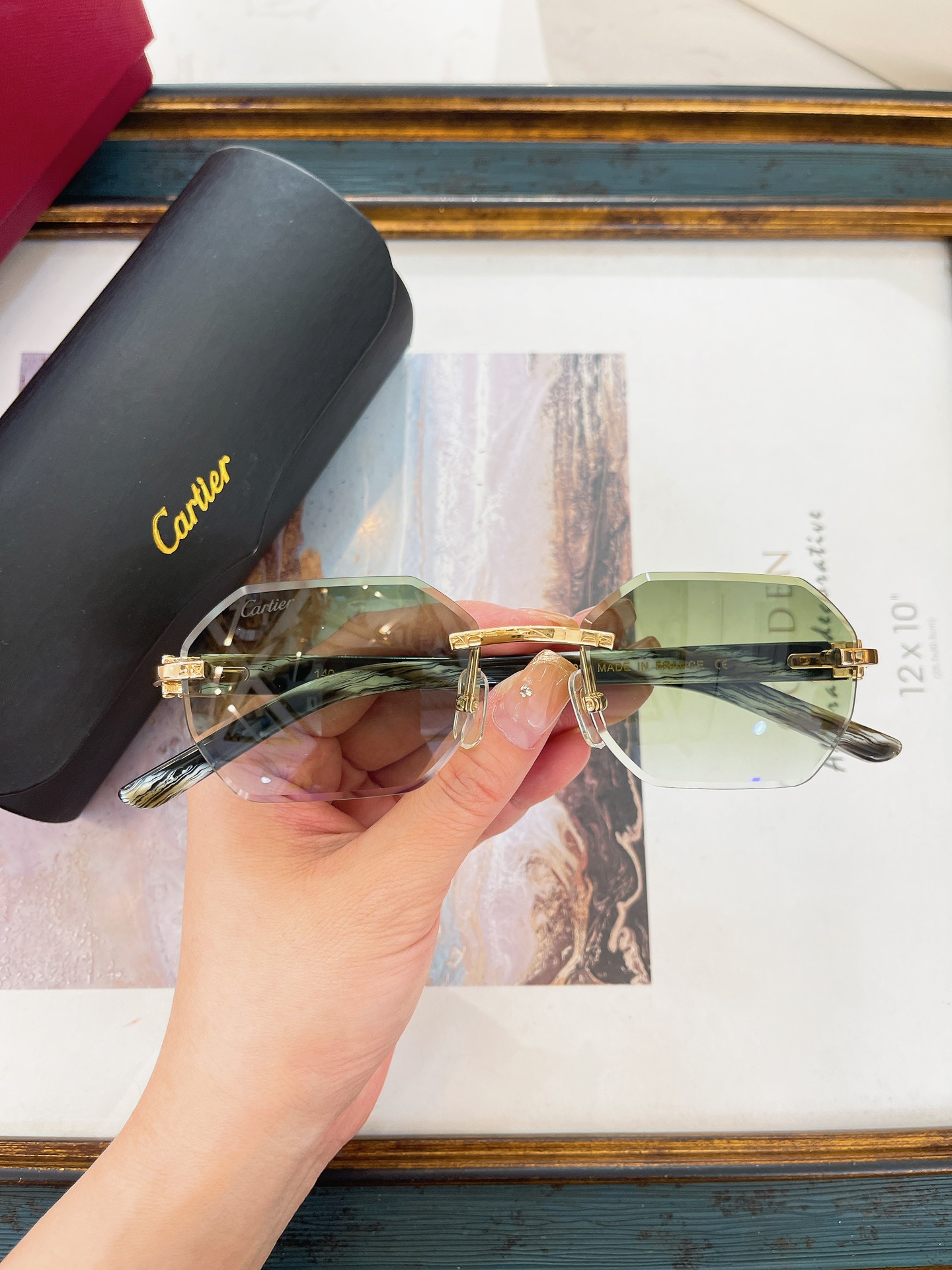 Cartier Santos-D Eyewear CT0459S