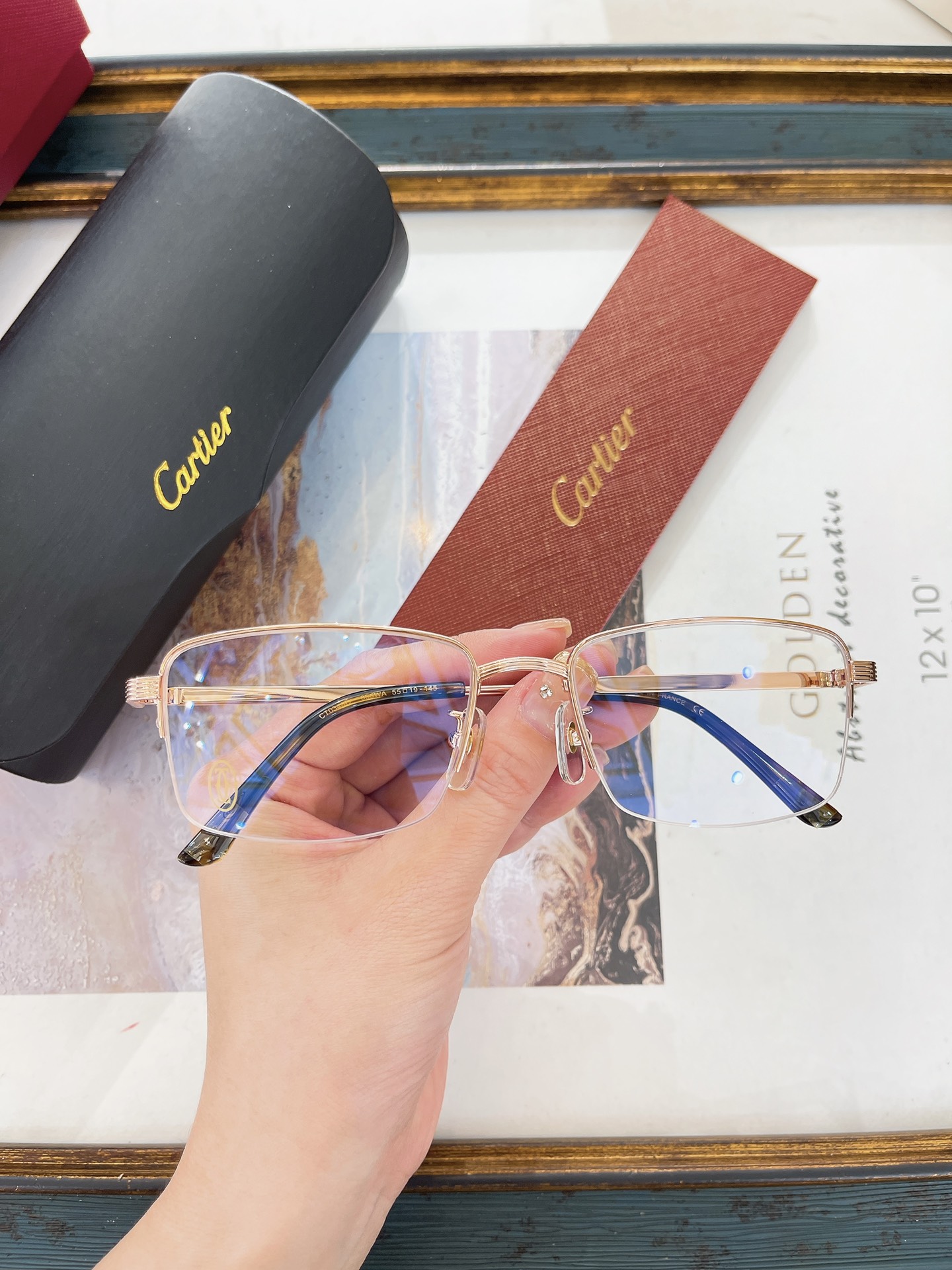 Cartier Semi-Rimless Optical Eyewear