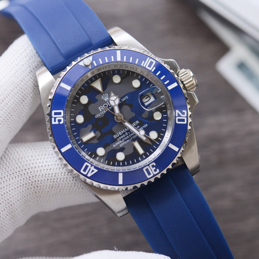 Rolex Submariner “Blue Camo”Men 41mm